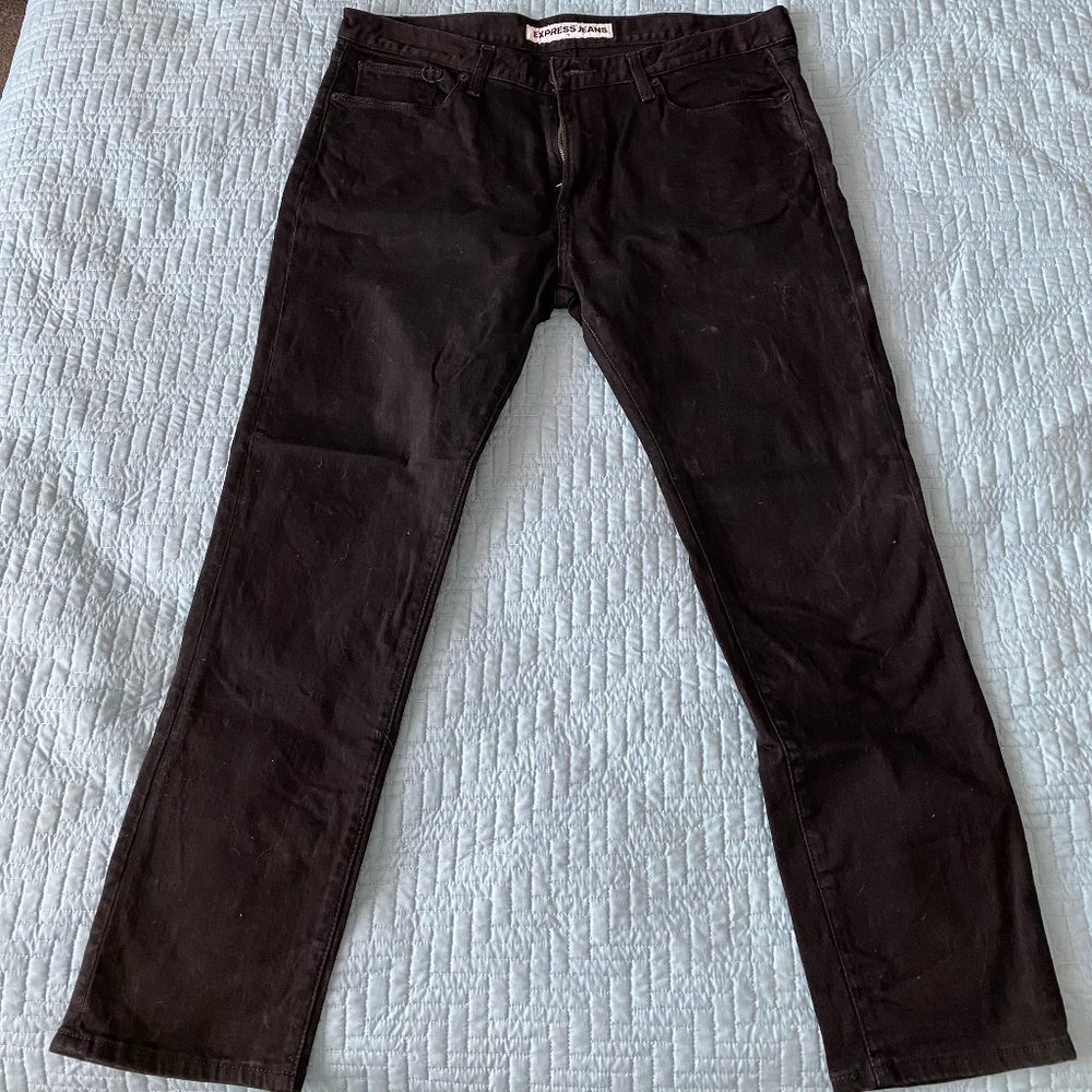Men's Black Express Jeans 36 x 30
